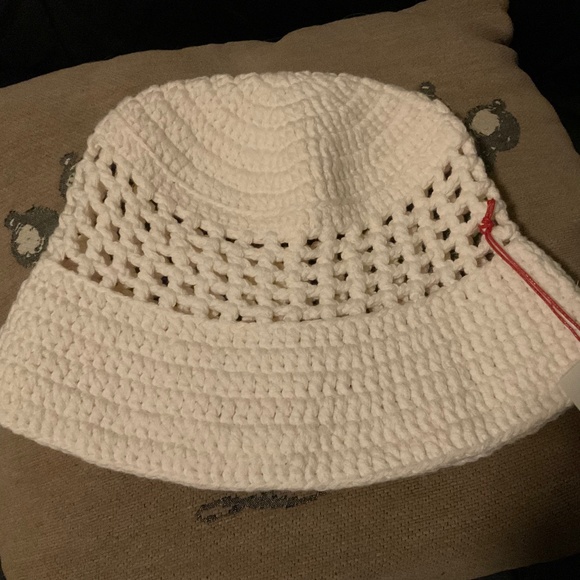 Solid & Striped Crochet Bucket Sun Hat - Picture 1 of 4